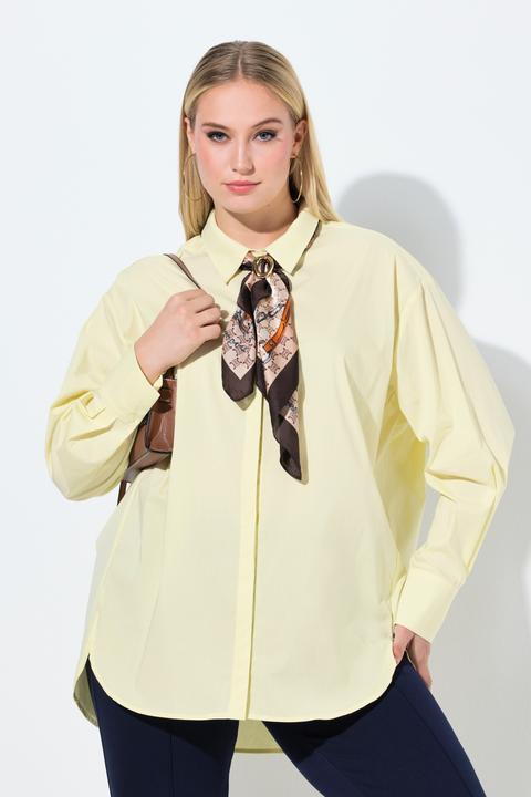 Immagine prodotto Ulla Popken Camicia dal taglio oversize con collo da camicia e maniche lunghe (62)