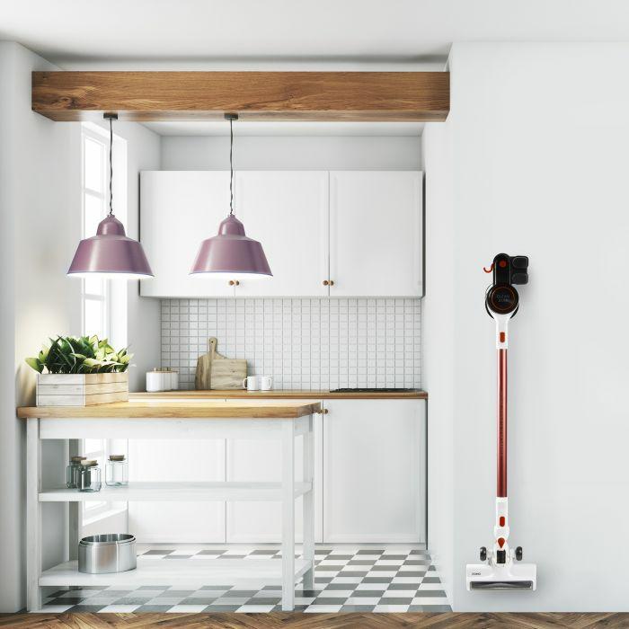 Actual product image Domo BLCD Clean Star DO242SV cordless handheld hoover 21.6V cyclone technology