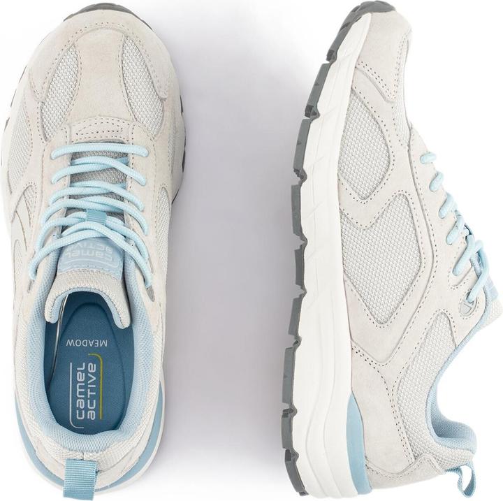 Actual product image Camel Active Sneaker pig nubuk/textile weiss/HELLBLAU (41)