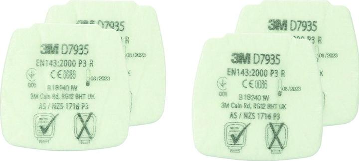 3M Filtro contro particelle con inserto Secure Click (Filtro di ricambio per respiratore)