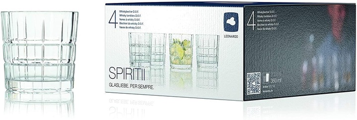 Immagine prodotto Leonardo WH tazza DOF 360ml Spiritii (3.60 dl, 1 x, Bicchiere da whisky)