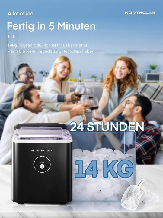 Produktbild Northclan Eiswürfelmaschine