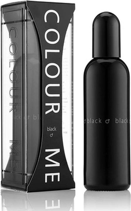 Actual product image Milton Lloyd Colour Me Black Fragrance for Men 90ml Eau de Parfum (Eau de parfum, 90 ml)