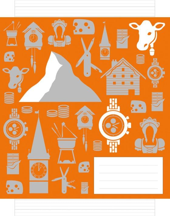 Actual product image Naturaline Exercise book (A4, Lined, Hardcover)