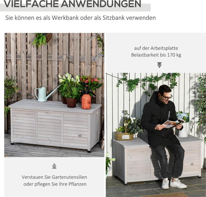 Image du produit Outsunny Coffre de jardin