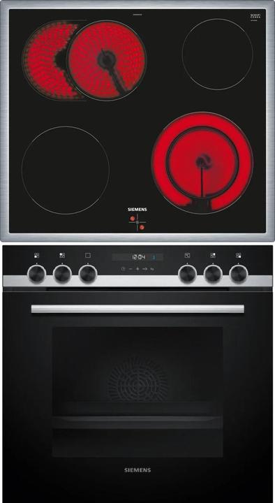 Image du produit Siemens Set four encastrable, EA64RGNA1E + HE517BBS3, Cuisinière encastrable, Table de cuisson électrique