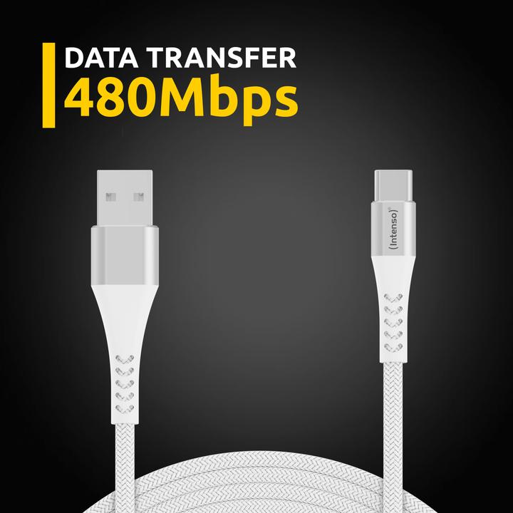 Actual product image Intenso USB A - USB Type C (1.50 m, USB 2.0, 60 W)