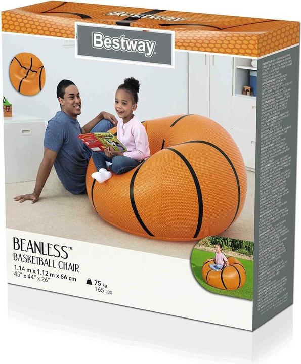 Produktbild Bestway sėdmaišis Basketball, 1.14m x 1.12m x 0.66m, 75103