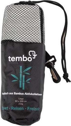 Produktbild Tembo Bambus Reisehandtuch mit Aktivkohlefasern Grau L