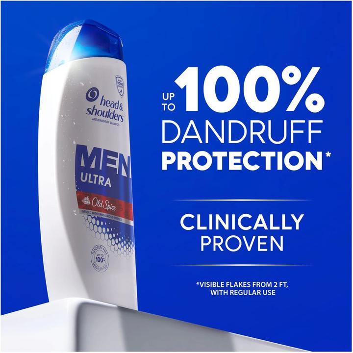 Actual product image Head & Shoulders Men Ultra Old Spice Anti-Dandruff Shampoo - Anti-dandruff shampoo 330ml (Liquid shampoo, 330 ml)