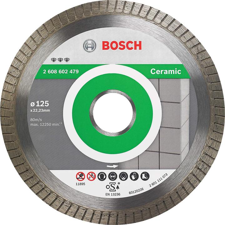 Produktbild Bosch Professional Zubehör PRO Ceramic Diamanttrennscheibe, 125 x 22,23 mm