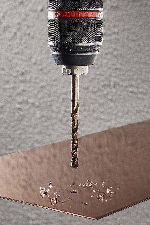 Actual product image wolfcraft 1 metal drill HSS-Co ø4.0x75mm (4 mm)