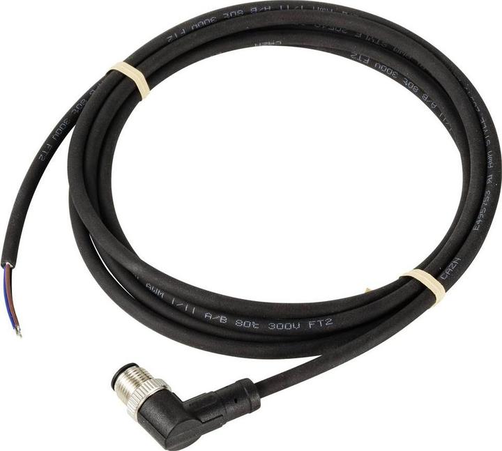 Actual product image Tru Components TC-12833096 Sensor-/Aktor-Anschlussleitung M12 Stecker, gewinkelt