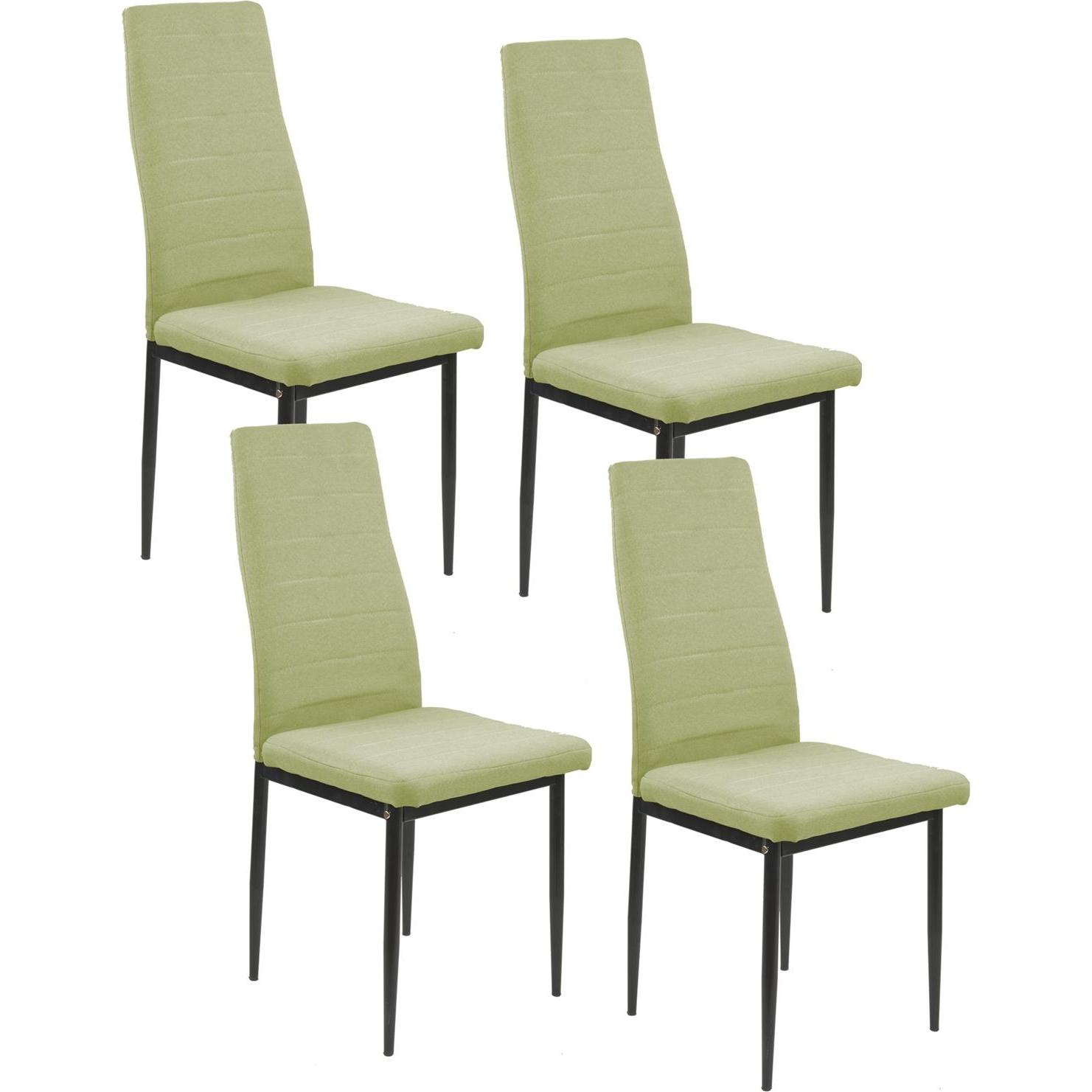 HTI-Living, Stühle, Stuhl Memphis Webstoff 4er-Set