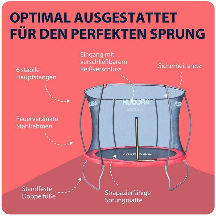 Produktbild Hudora Fantastic Trampolin 300V (300 cm)
