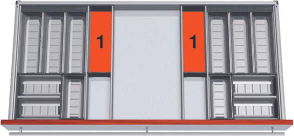 Image du produit Blum Set de bacs ORGA-LINE pour TANDEMBOX antaro