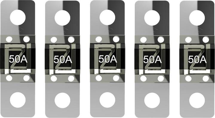 Actual product image Offgridtec Set of 5 MIDI fuse 50A 58V (50 A)