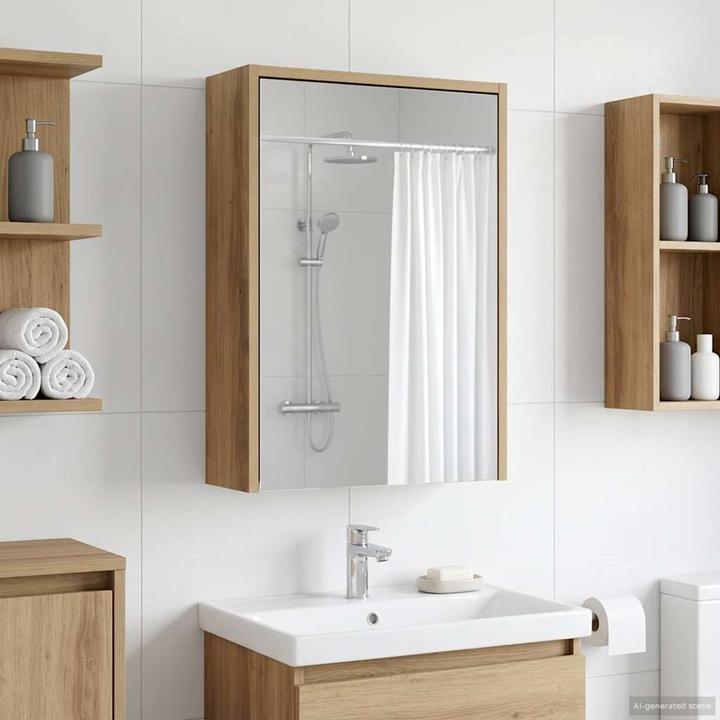 Actual product image vidaXL Badezimmerschrank (43 x 16 x 62.50 cm)