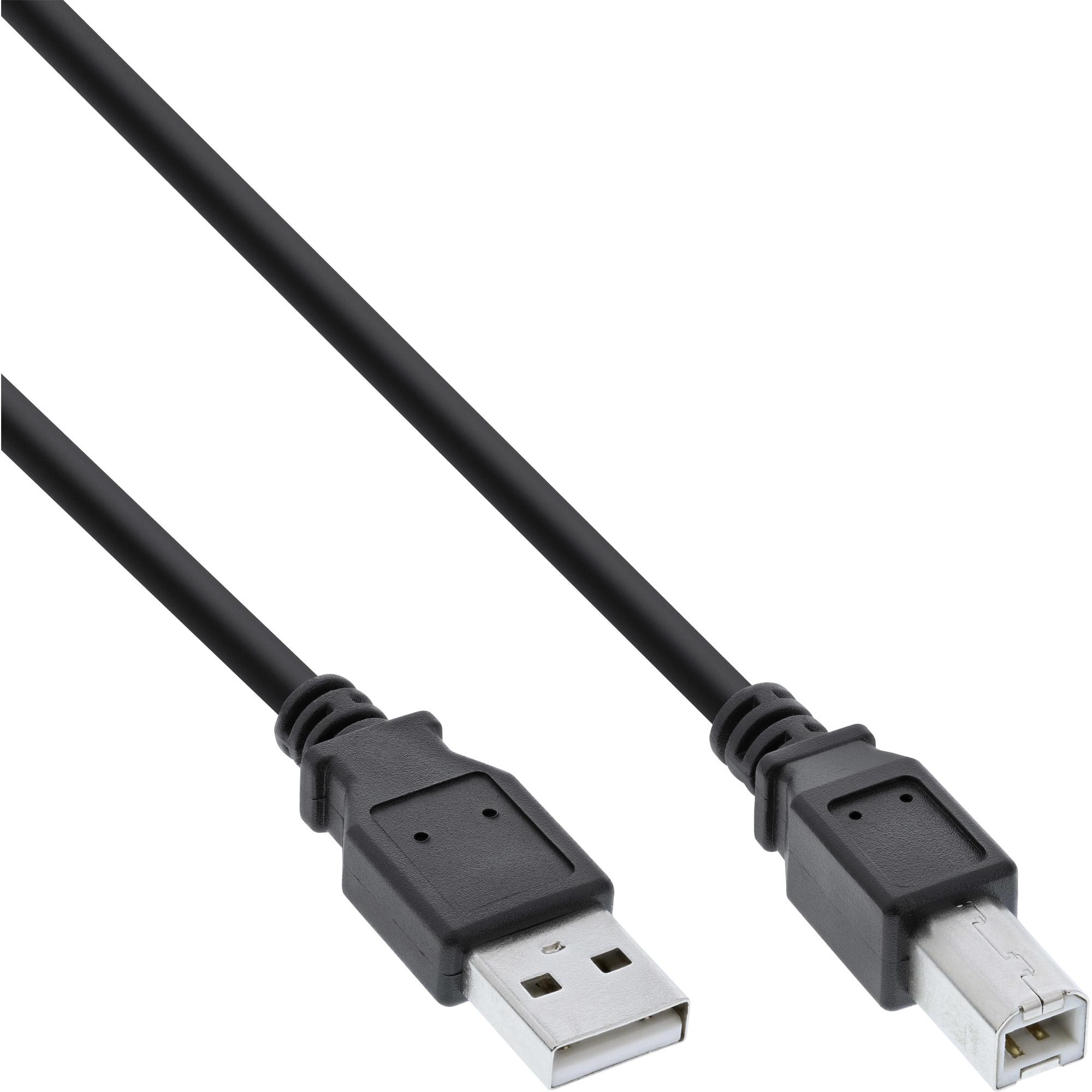 InLine USB 2.0 Kabel (5 m, USB 2.0), USB Kabel