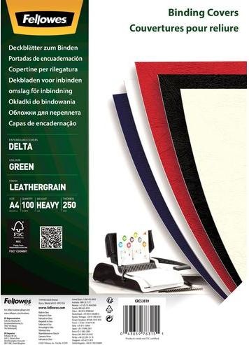Fellowes Cover 5381901 Cellulose Green