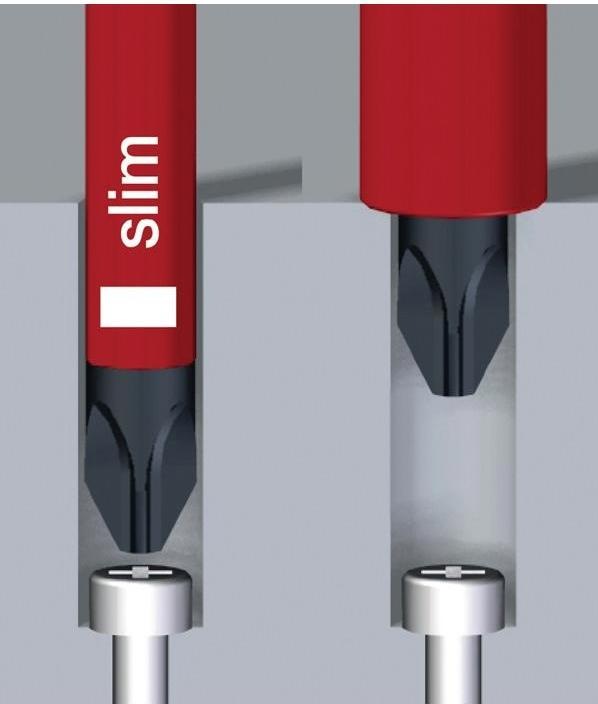 Actual product image Wiha VDE Torque screwdriver (Pozidriv cross recess (PZ), Phillipps cross recess (PH), Port)