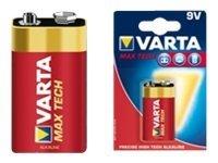 Image du produit Varta Longlife Max Power (1 pcs, 9V Block, 580 mAh)