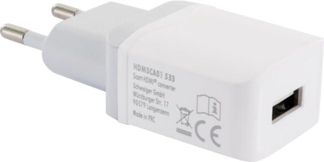Actual product image Schwaiger HDMI to Scart Connection Converter (Digital -> Analog)