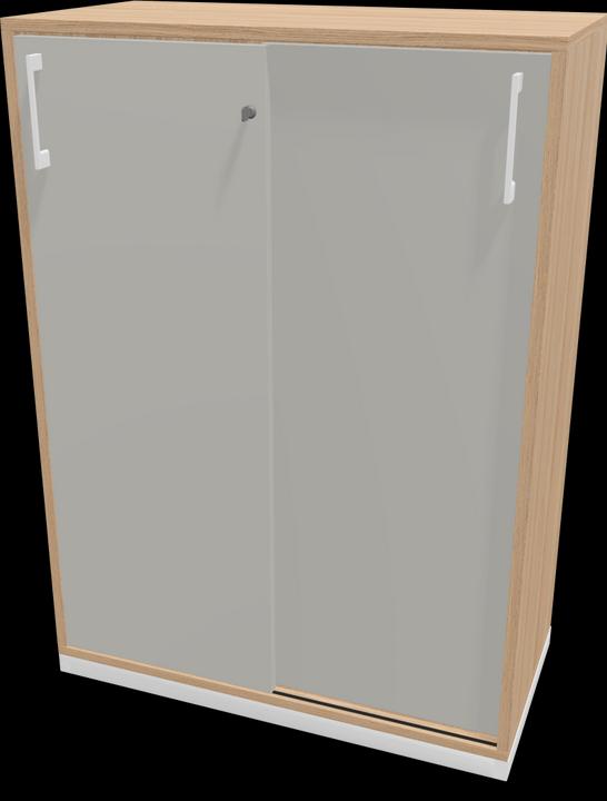 White, Pearl grey, Amber oak decor with structure