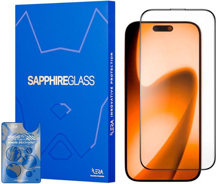 Produktbild iLera Protective glass Sapphire Ultra Glass 2.0 for iPhone 17 (1 Stk., Apple iPhone 17)