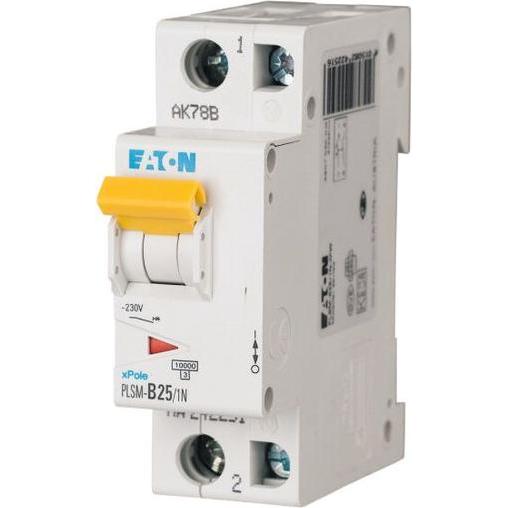 Eaton, Schutzschalter, Leitungsschutzschalter, 25 A, 1p+N, 242274