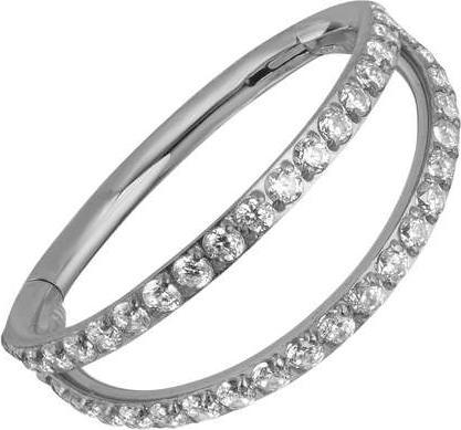 Actual product image Bijouteria Ear piercing (Crystal, Titanium)