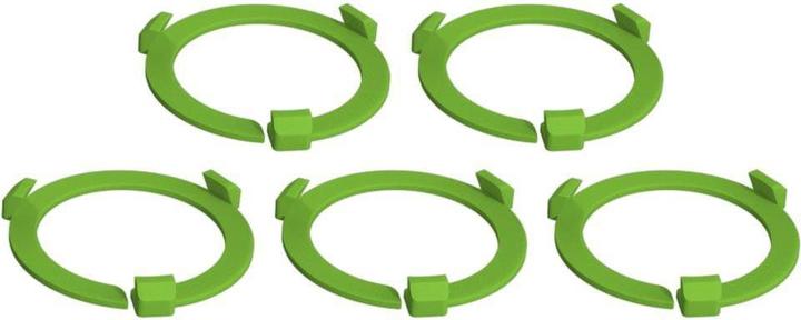 Actual product image Tabletop-Art Accessories Squad Marker - 40 mm Light Green 5 parts (Plastic)