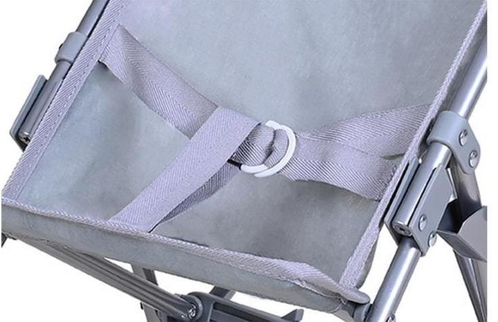 Actual product image Knorrtoys Puppenbuggy Sim - "star grey pink"