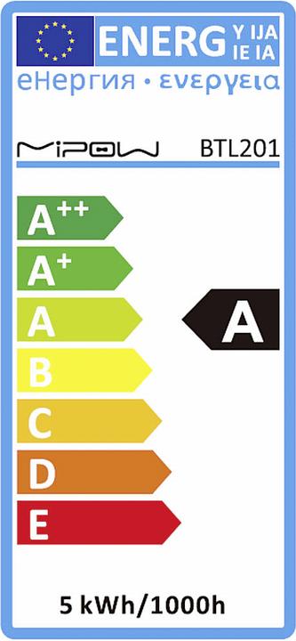 Etichetta energetica MiPow Playbulb (E26, E27, 280 lm, 1x)