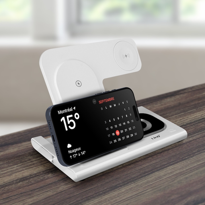 Actual product image LinQ C3529 QI charging station 15W (15 W)