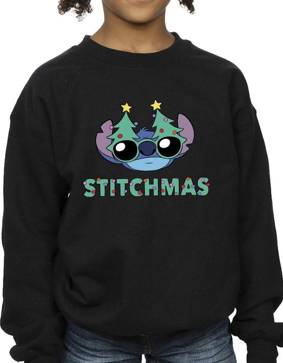 Produktbild Disney Lilo & Stitch Stitchmas Glasses Sweatshirt Mädchen (140, 146)