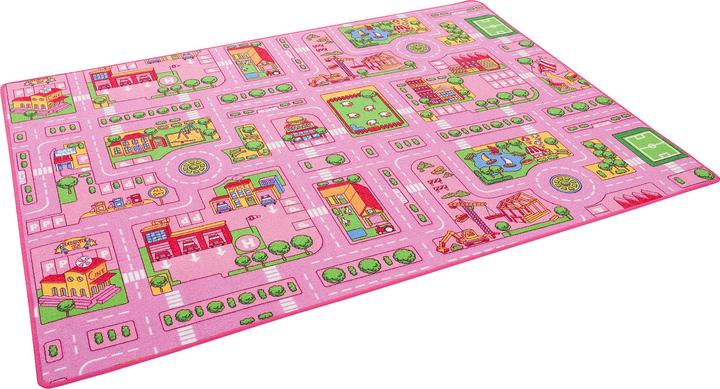 Actual product image Snapstyle Street carpet with two street landscapes on both sides Girls (160 x 240 cm)