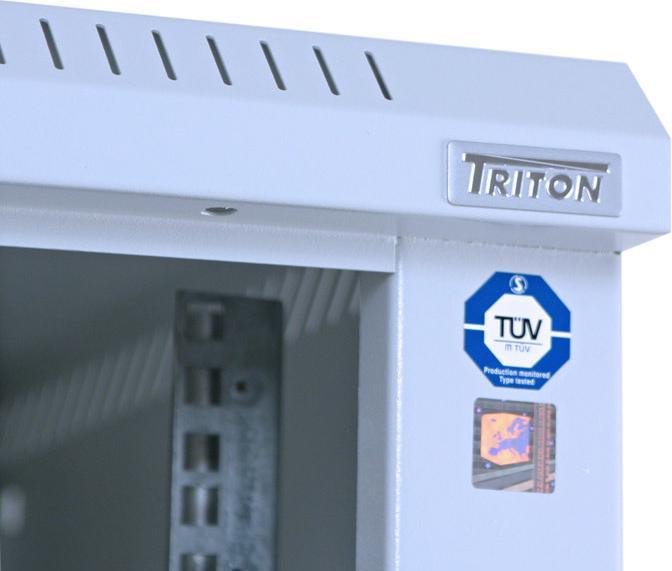 Actual product image Triton RMA-27-A61-CAX-A1 - 19" Standing Cabinet, Removable Side Panels, 27 U, 600 x 1000 mm (19 inch rack)
