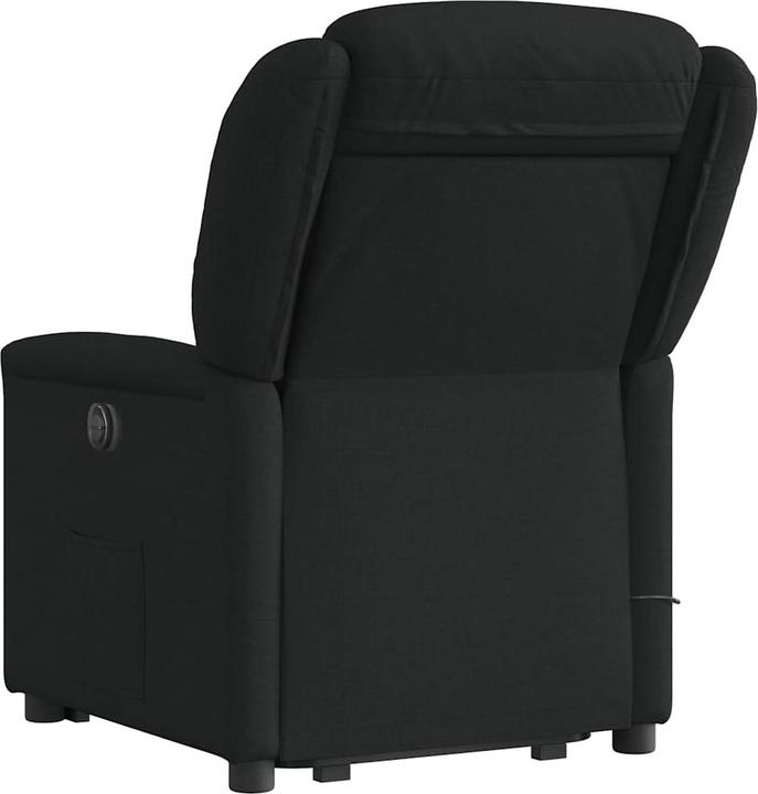 Produktbild VidaXL Massagesessel mit Aufstehhilfe Schwarz Stoff