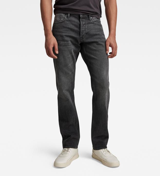 Actual product image G-Star Mosa Jeans Straight Fit Worn In Black Moon (W34/L34)