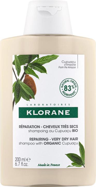 Immagine prodotto Klorane Cupuaçu REPAIRING Organic Shampoo per capelli molto secchi (200ml) (200 ml, Shampoo liquido)