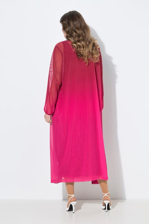 Actual product image Miamoda Straight cut color gradient mesh jacket (46)