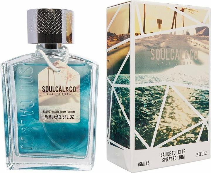 Soulcal & Co California | Eau De Toilette Spray For Men 75ml| Blue (Eau de Toilette, 75 ml)