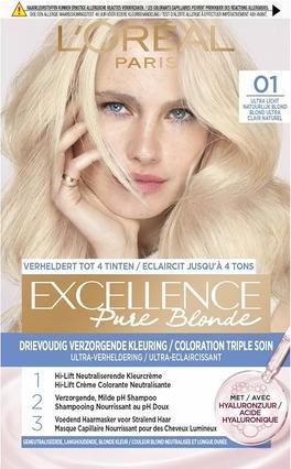Produktbild L'Oréal Paris L'Oréal EXCELLENCE BLONDE 01 RUBNAT Haarfarbe (01)