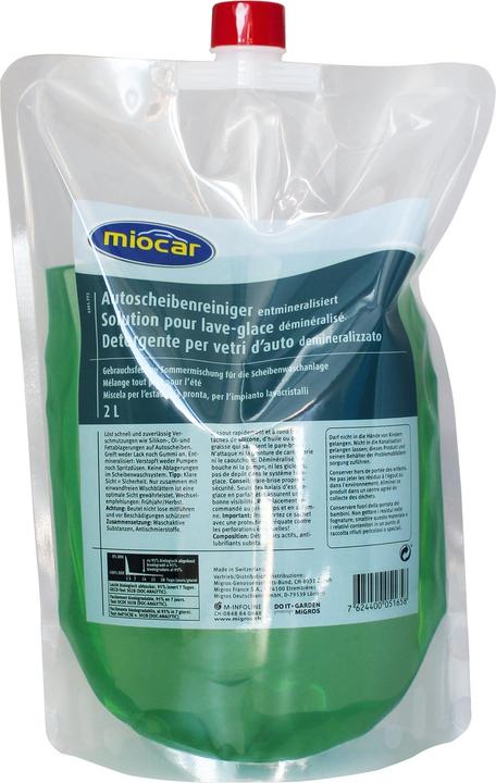 Immagine prodotto Miocar Detergente per parabrezza auto estate 2L (2000 ml)
