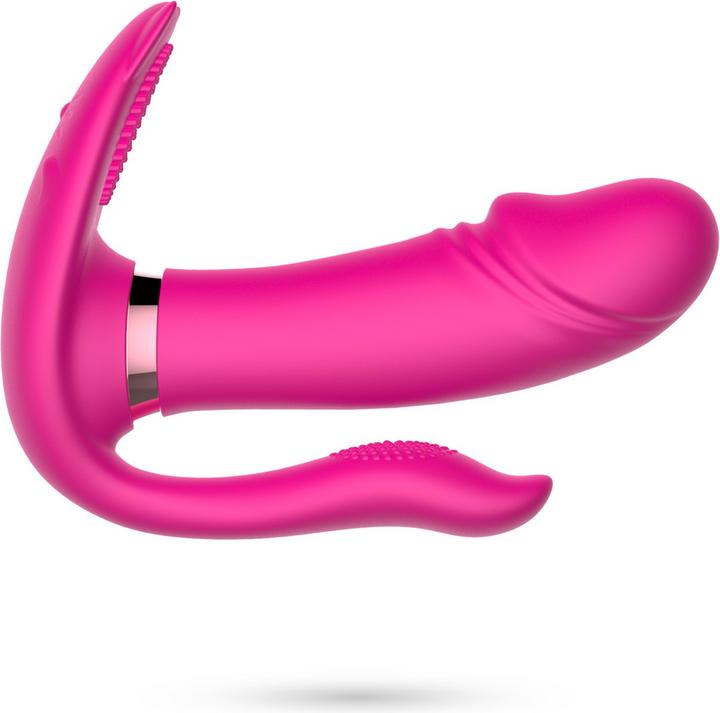 Produktbild Crushious Fritz - Heating Wearable Vibrator with Remote Control - Rose