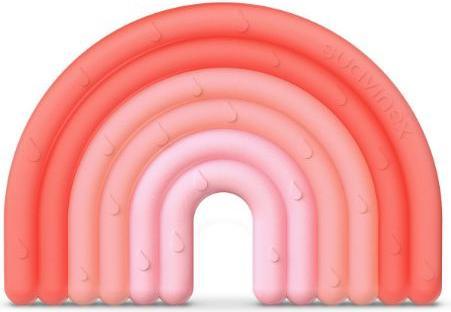 Actual product image Suavinex Beissring Silikon +0M Regenbogen (0 Months)