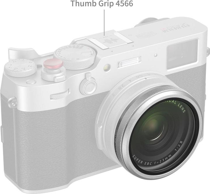 Actual product image SmallRig 5853 UV Filter for FUJIFILM X100VI / X100V (Silver) (49 mm, UV filter)