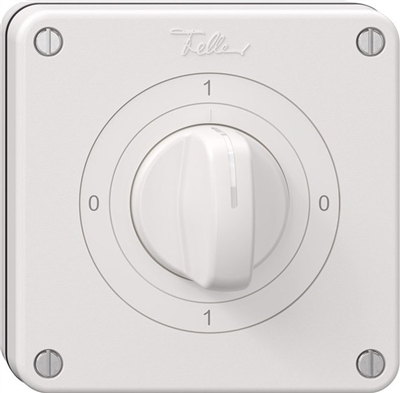 Actual product image Feller NUP Off 0/1 pole white