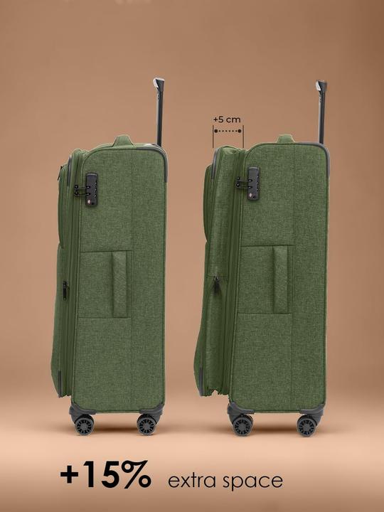 Produktbild Redolz Essentials 12 LARGE 4-Rollen Trolley 79 cm mit Dehnfalte (98 l)